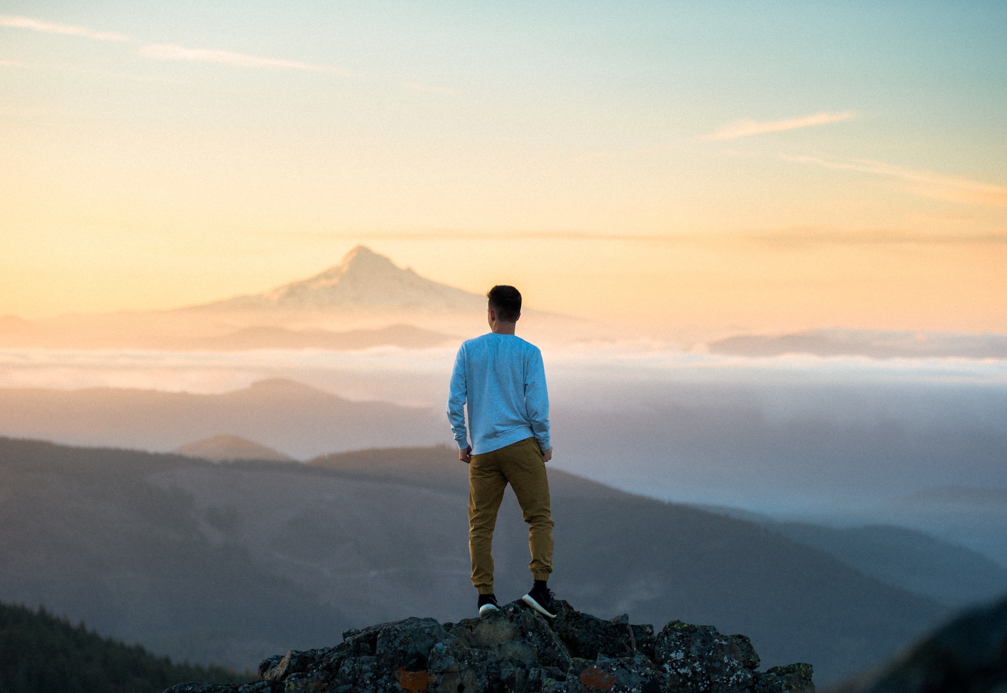 Person standing